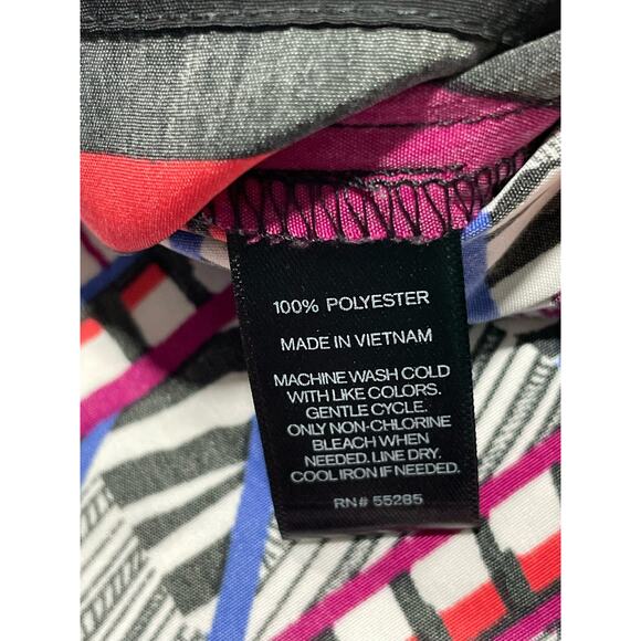 Express Womens Size XS Blouson Mini Tank Dress Zebra Southwestern Design Printed - Picture 9 of 9